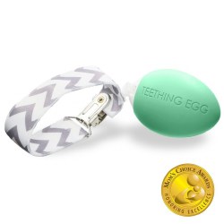 The Teething Egg Mint Green