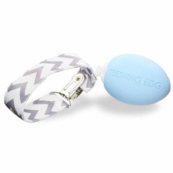 The Teething Egg Baby Blue