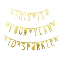 Letter Banner Gold