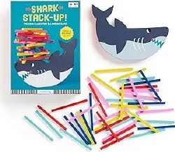 Shark Stack-up! Wooden Balancing Game