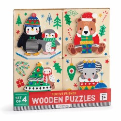 Christmas Puzzles Set of 4