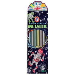 Pencils Silver Robot