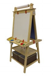 Deluxe Learn & Play Art Center Natural