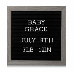 Letterboard Set Dark Grey