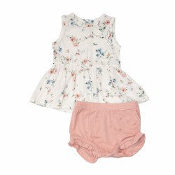 Peplum Set Roses 12-18m