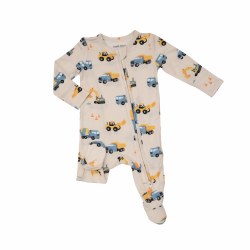 Zipper Footie Construction NB