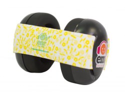 Baby Earmuffs Lemon/Black