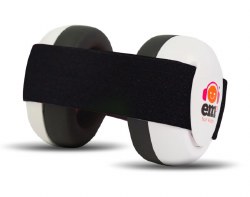 Baby Earmuffs Black/White