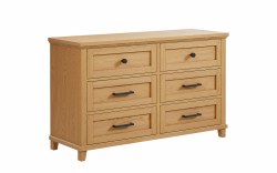 Mill Creek Canyon Oak 6 Drawer Dresser