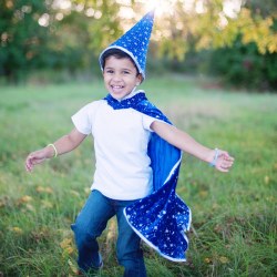 Glitter Wizard Cape Set 4-6y