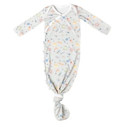 Newborn Knotted Gown Cosmos