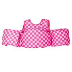Kids Float Pink Checkered