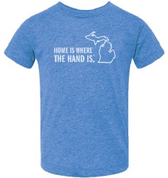 Home Hand Tee Blue 4T