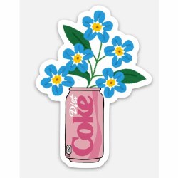 Diet Coke Flower Can