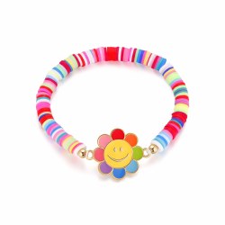 Bracelet Rainbow Happy Flower