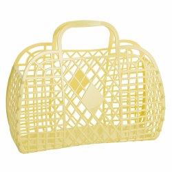 Retro Basket Large Yellow