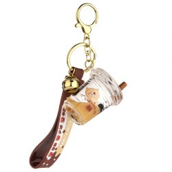 Bears Milk Tea Keychain