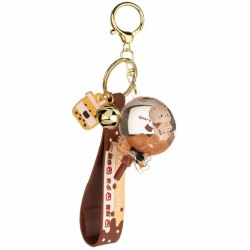 Bears Milk Tea Keychain Lollip