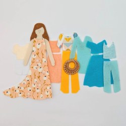 Felt Doll Deluxe Set Cinnamon