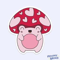 Heart Mushroom Frog