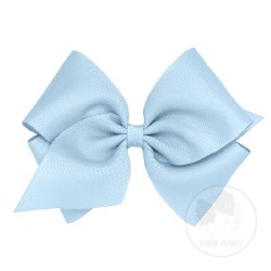 Mini King Grossgrain Bow Millenium Blue