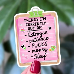 Things I'm Currently Out Of