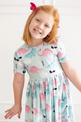 Hey Dino Twirl Dress 12-24m