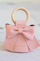 Rose Pink Bow Purse