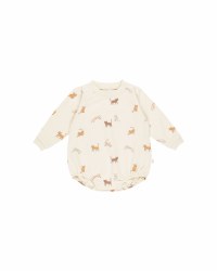 Bubble Romper cats 3-6m