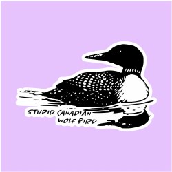 Stupid Canadian Wolf Bird