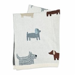 Buddy Dog Jacquard Blanket
