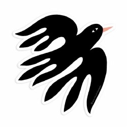 Black Bird Sticker