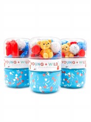 Grab & Go Dough Red & Blue Valentines