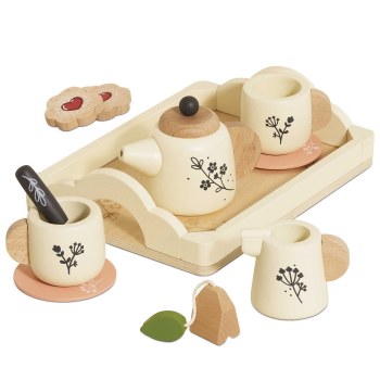 Wooden Tea Set
