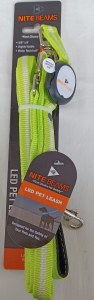 LED Pet Leash 5/8x6 Lime