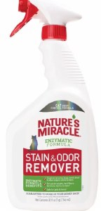 Natures Miracle Cat Stain and Odor Remover RTU. Cat Cleaning Supplies, 32oz