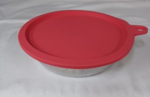 Bowl w/Pink Cover 6.5 Cups