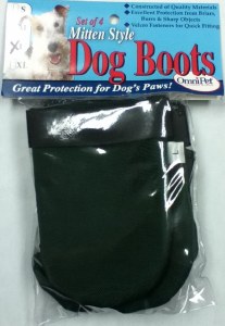 Mitten Style Dog Boots Lrg