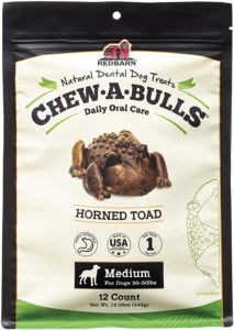 Chew-A-Bulls Toad Med 12ct