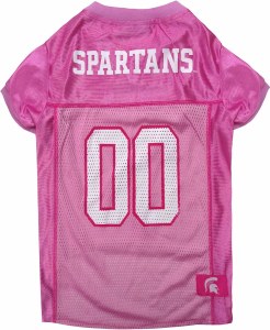 Michigan State Jersey Med Pnk