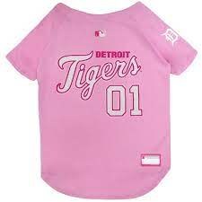 Detroit Tigers Pink Jersey Xsm