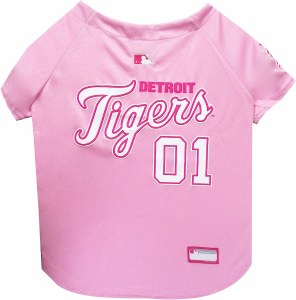 Detroit Tigers Pink Jersey Sm