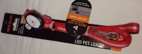 Nite Beams Small Red Leash