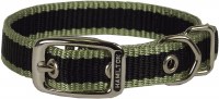 5/8x14 MossGrn 3Stripe Collar