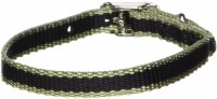 3/8x12 Moss Grn 3Stripe Collar