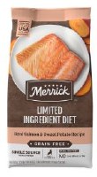 Merricks Grain Free Limited Ingredient Formula Salmon and Sweet Potato Recipe, Dry Dog Food, 22lb