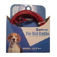 Petcrest TieOut Cable Med 30ft