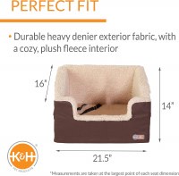 K&H Booster Pet Seat Choco Lrg