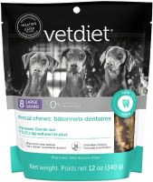 VetDiet Dental Chew Lrg 12oz