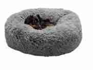 PetCrest ShaggyDonut 24in Grey